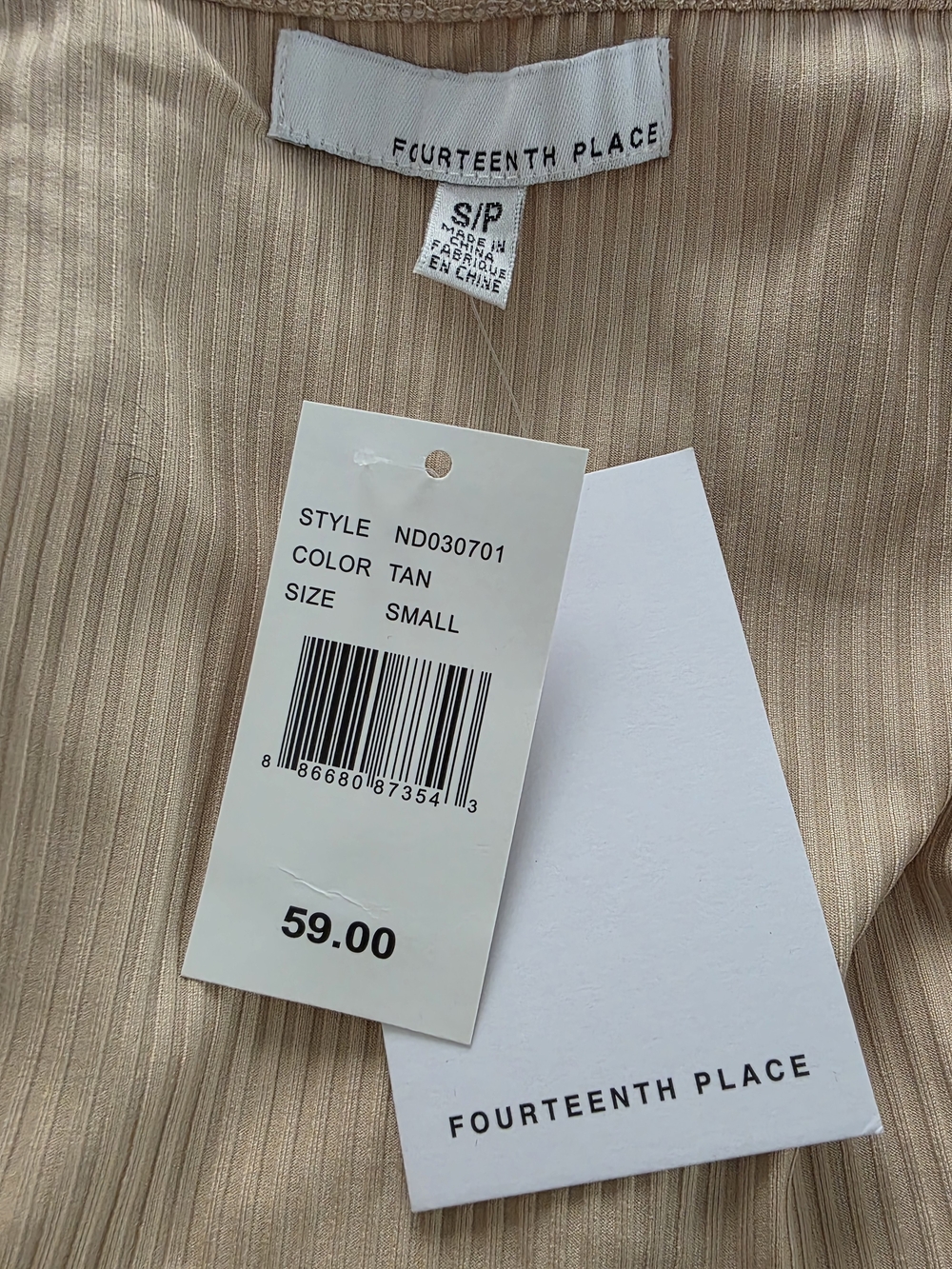 Button-Front Long Sleeve Midi Dress - Picture 6 of 6